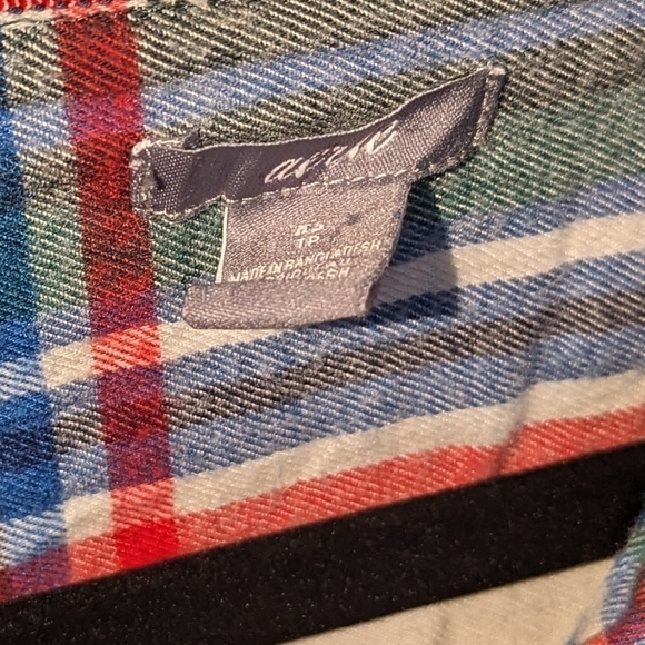 XS • Aerie • Button Front Long Sleeve Plaid Flannel - Picture 3 of 5